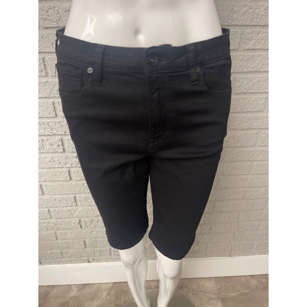 Kendall + Kylie Black The Bu Short Women Bermuda Storts Size 9 /29